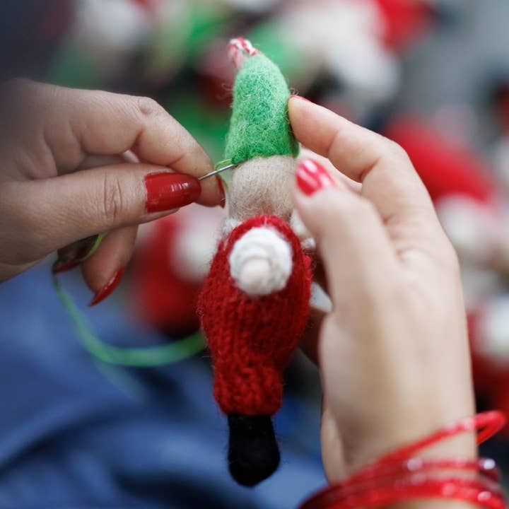 Ethical Global - Wholesale Ornament - Cat, Dog Felt Wool Ornaments Fair-Trade