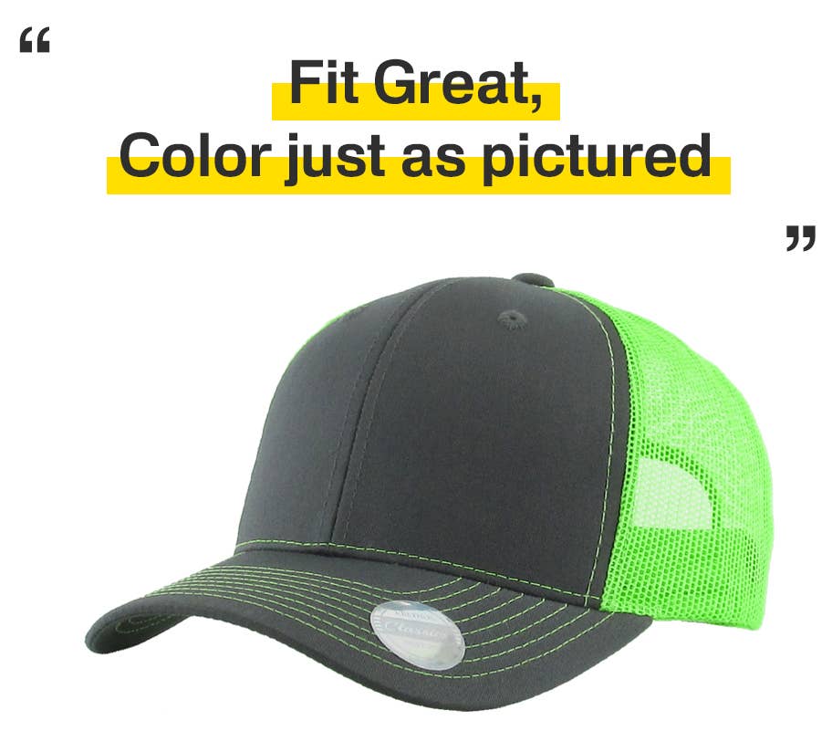 KBETHOS - Wholesale Trucker Hat - Unisex - CLASSIC 6 PANEL MESH BACK84