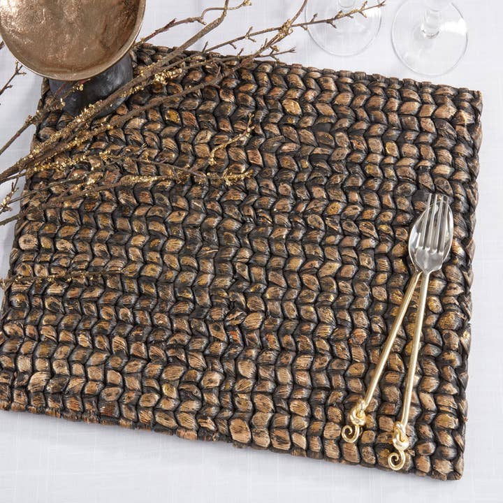 Fennco Styles - Wholesale Placemat - Woven Water Hyacinth 14"x19" Placemat