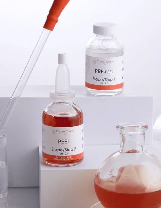 DERMEDEN - Vente Masque exfoliant pour le visage - Peeling avancé en 2 étapes inspiré de techniques dermatologiques9