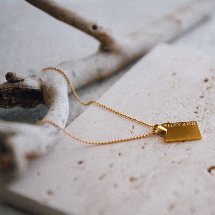 Cecelia Designs Jewelry - Wholesale Pendant/charm necklace - Gold Affirmation Necklaces0