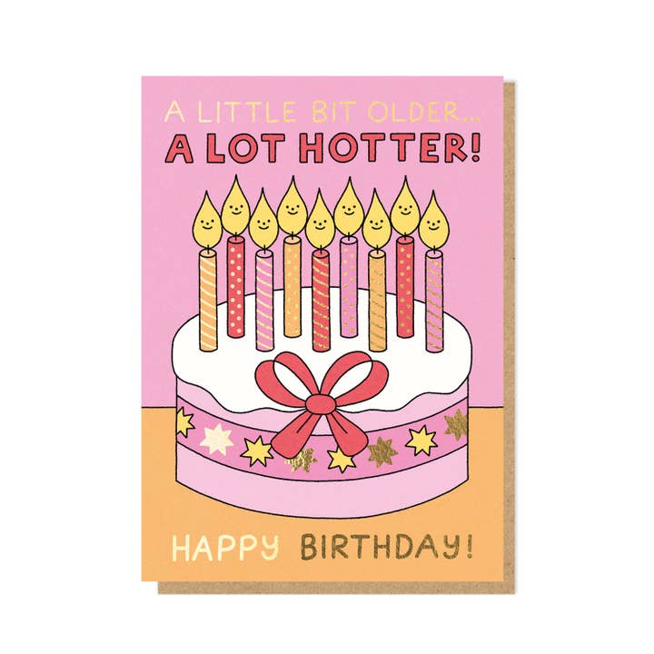 Mycket Hetare Kort | Födelsedagskort | Lyxigt Foliekort för wholesale av Stormy Knight
