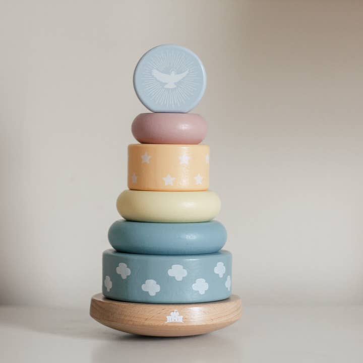 Kingdom Come Co. - Wholesale Stacking Rings Game - Baby - Holy Spirit Tower9