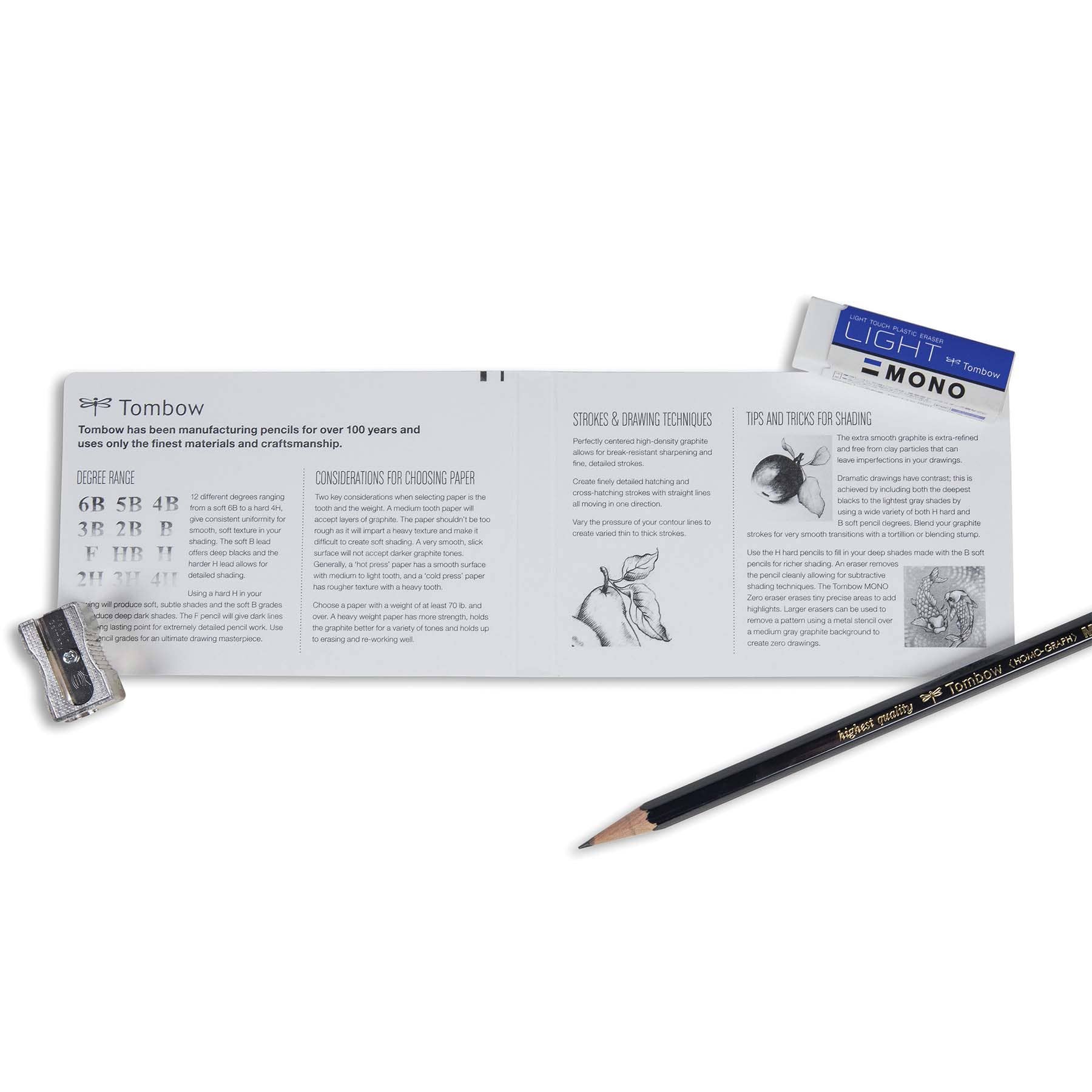 Tombow - Wholesale Pencil - MONO Drawing Pencil Set - 12-Pack5