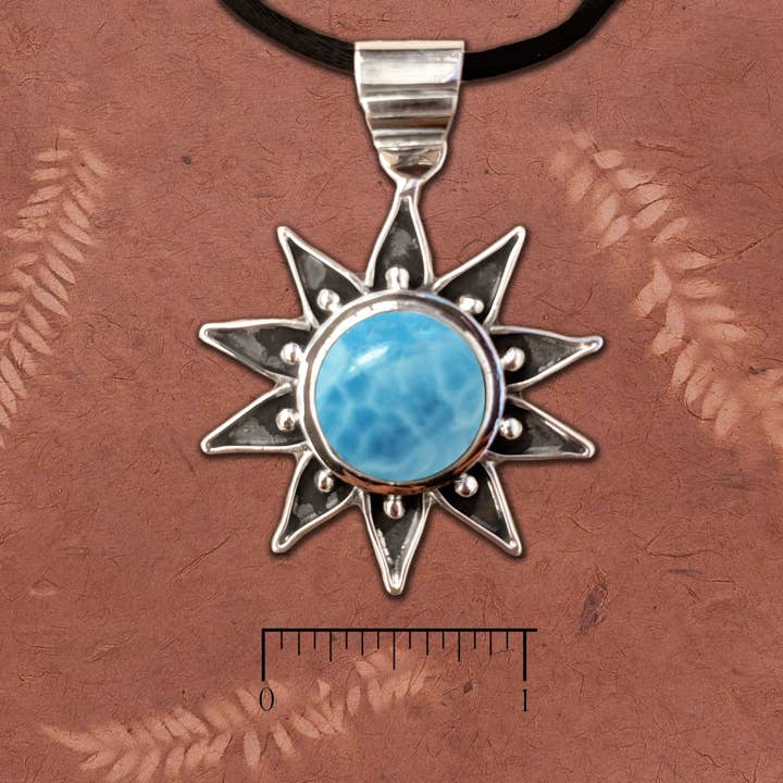 Larimar Sun hanglamp voor wholesale door Tidepool