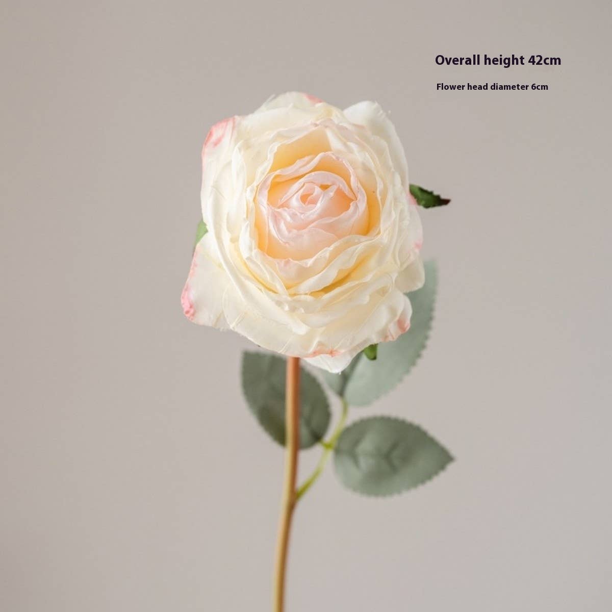 ACCITY - Wholesale Artificial Flowers - Premium Burnt Edge Rose Artificial Flower Bouquet_CWMM64693