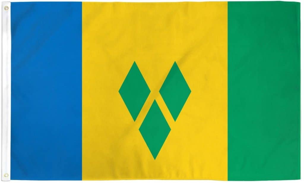 Flags Importer - Wholesale Flag - St. Vincent Flag 2x3ft Poly1