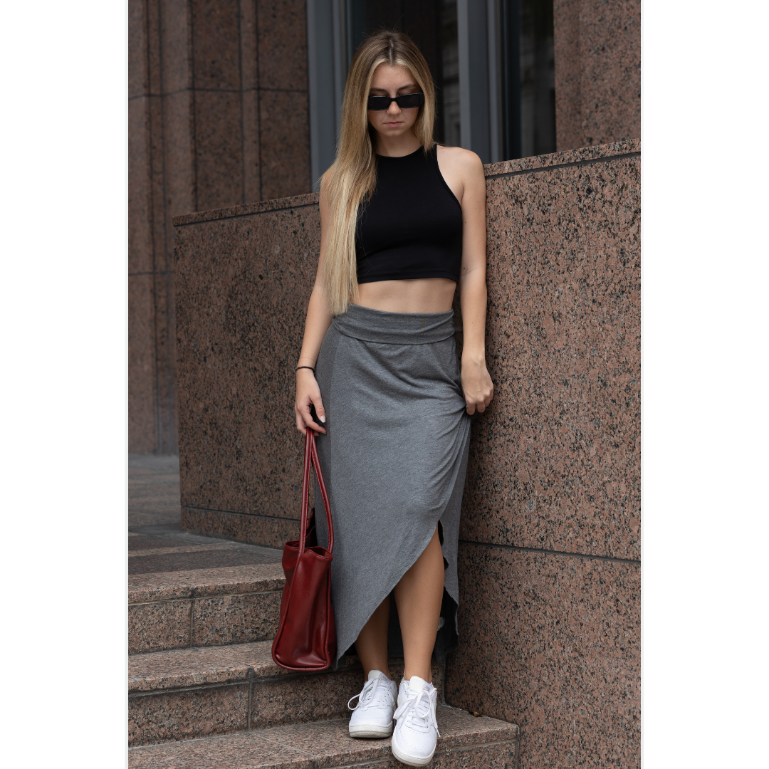 Azules Clothing - Venta al por mayor Falda - Mujer - Falda midi cruzada5