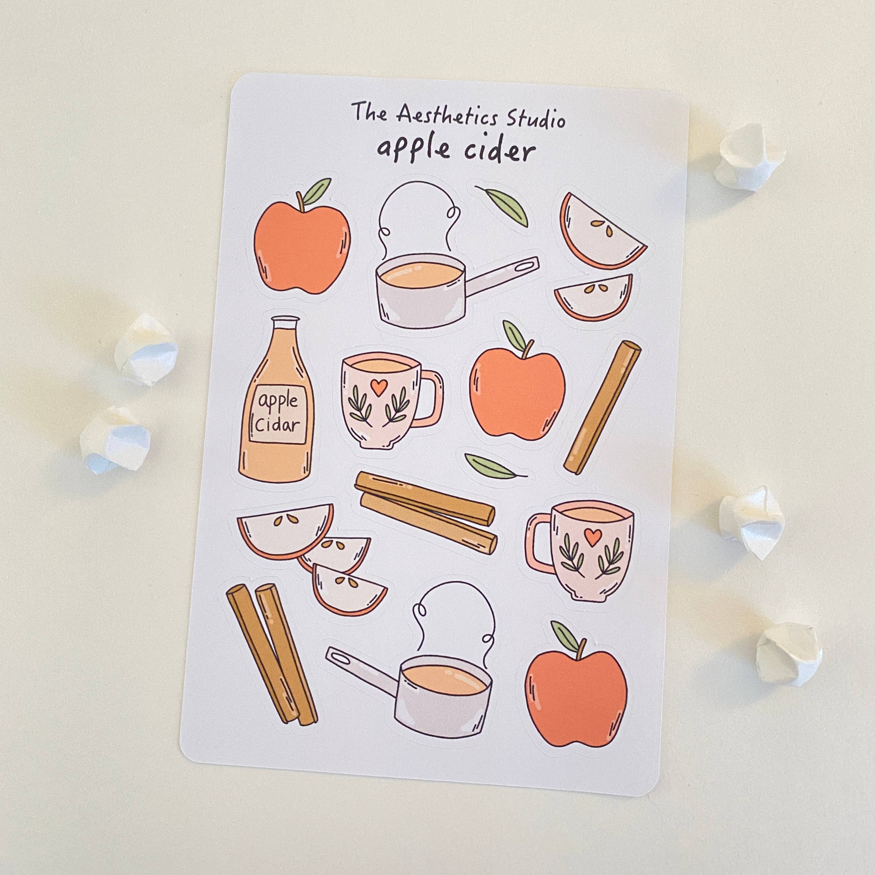 The Aesthetics Studio - Wholesale Sticker - Cozy Winter Collection15