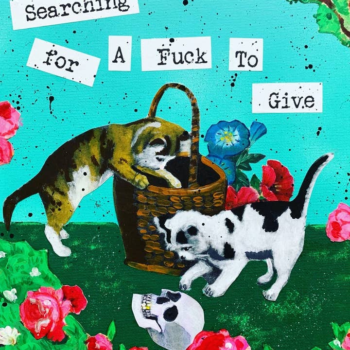 Gascot Inc. - Wholesale Art Print - Searching For a Fuck Nasty Kitty Print