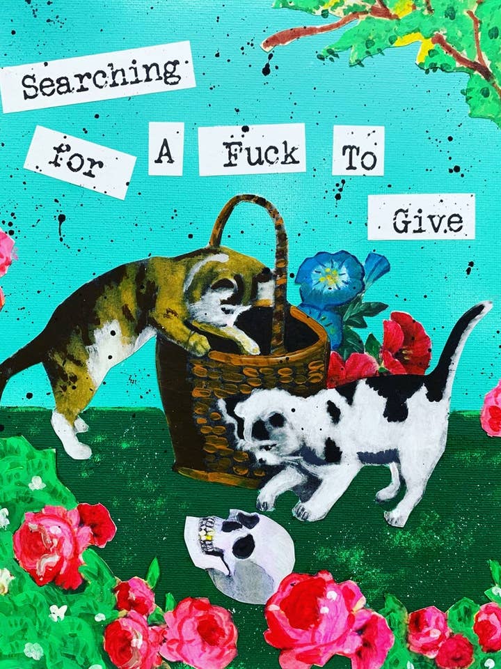 À la recherche d"un imprimé Fuck Nasty Kitty pour la vente par Gascot Inc.