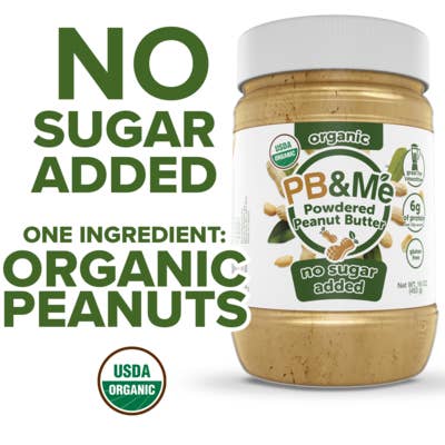 PB&Me - Wholesale Nut Butter - Organic Powdered Peanut Butter, No Sugar Added1