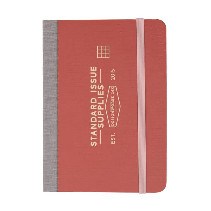 Standard Issue Pocket Journal - Rosewood + Blush for wholesale by Designworks Collective
