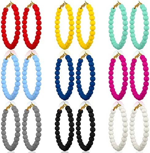 Kate Tuesday Jewelry – wholesale Hoop-örhängen – Sommar Vibrant Hoop Örhängen
