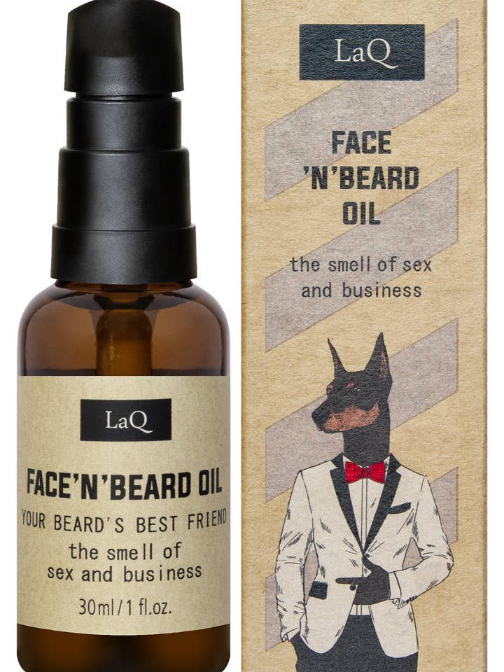 LaQ Face 'n' Beard Oil Doberman Beard Oil for wholesale by Mister33 Mencare