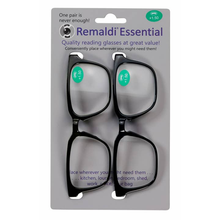 Tring Essential Blue Reading Glasses. Pack of 2. for wholesale by Remaldi®