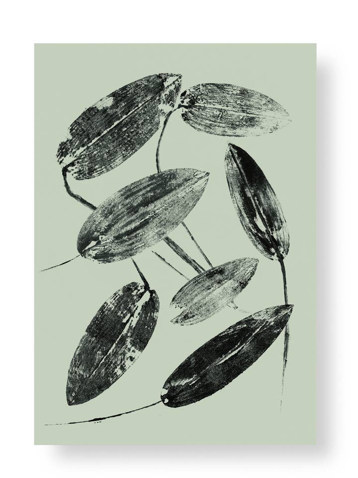 5,8 x 8,3-tums pondweed konsttryck för wholesale av Teemu Järvi Illustrations