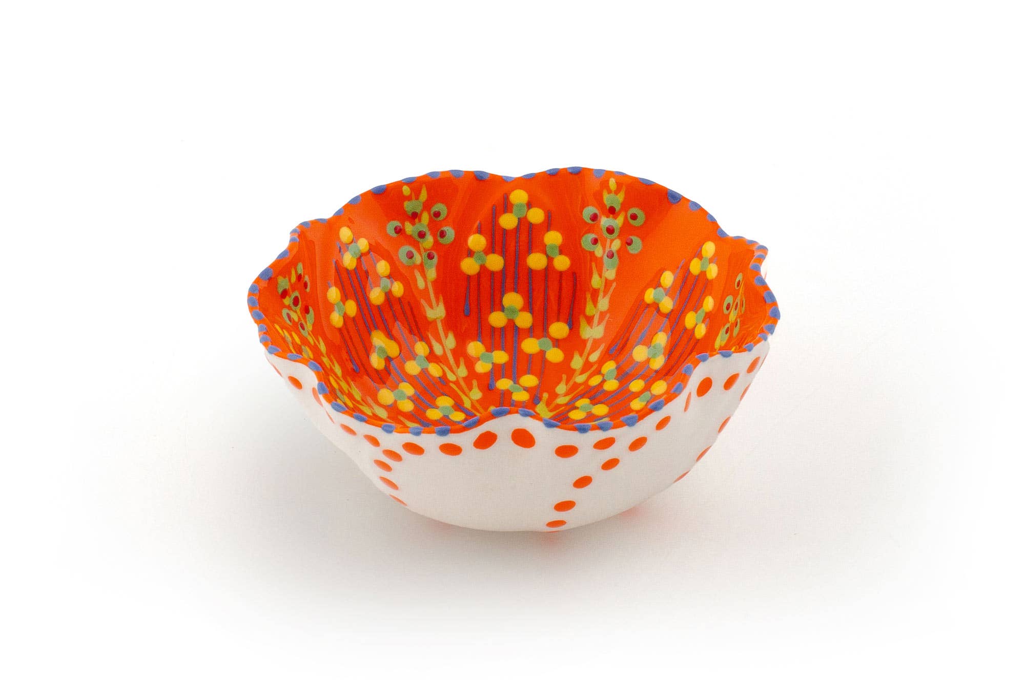 Thumbprint Artifacts - Wholesale Ramekin - Ceramic Poppy Ramekin3