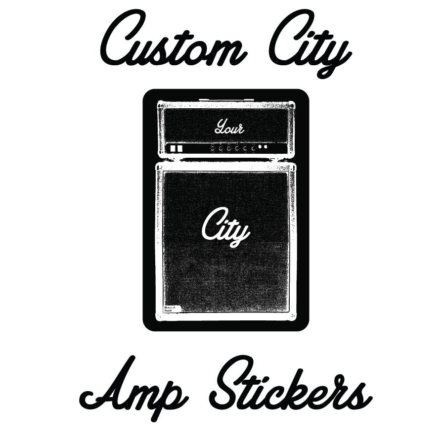 House of Swank Clothing - Wholesale Sticker - Custom City Amplifier Sticker
