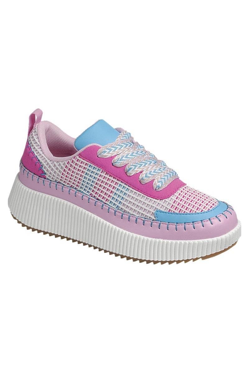 FASHION EMPORIO - Vente Baskets tendance – femme - Chaussures de sport à lacets pour femmes FL-TIMELESS-128