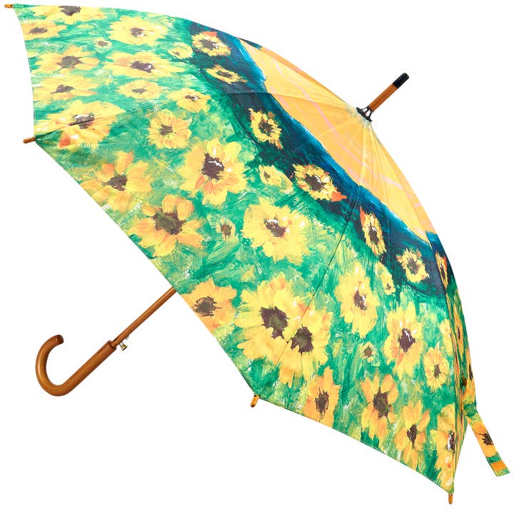 Sunflower Fields Umbrella for wholesale by Primitives by Kathy