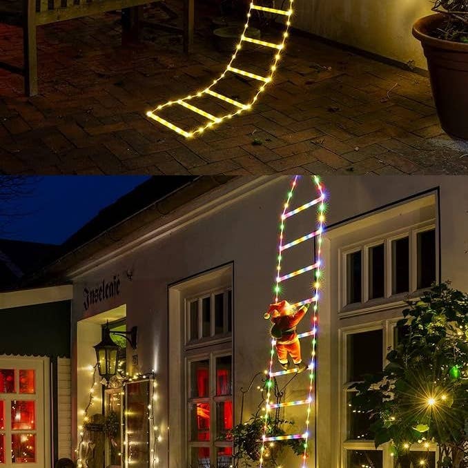 Buddha Ayurveda - Wholesale Decorating Tool - LED Climbing Santa Ladder Light – Christmas Decoration0