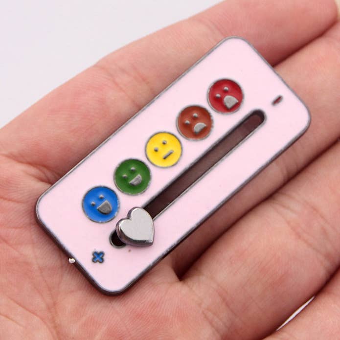 MOOD METER PIN for wholesale by Ashlen