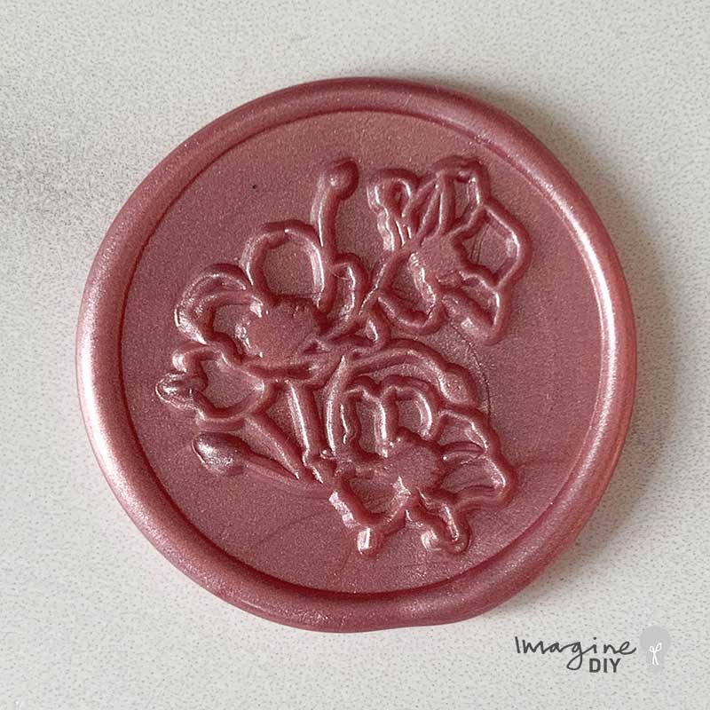 Imaginediy – wholesale Rubber/decorative stamp – Wild Poppy - Wax Seal2