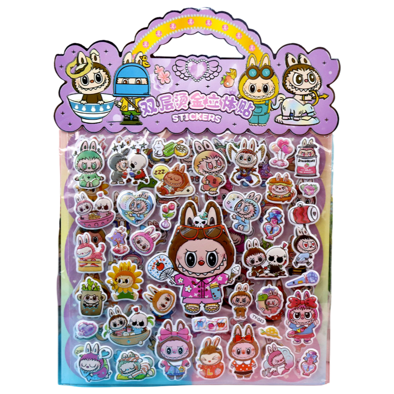 Auraquise - Wholesale Sticker - Kids & Baby - Cartoon 3D Double-Layer Cartoon Foil Decorative Stickers7
