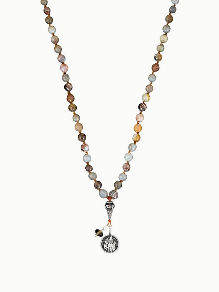 Sivalya Tigers Eye Fire Element Mala Necklace for wholesale by Sivalya