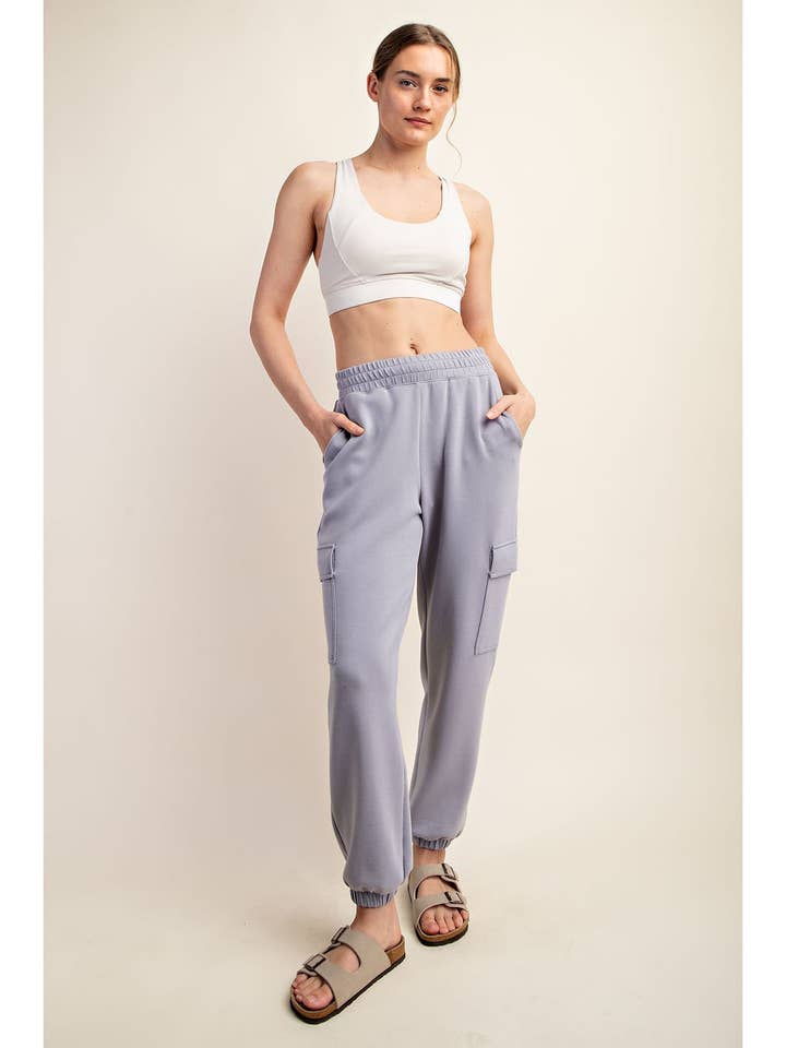 Rae Mode - Wholesale Athletic Sweatpants/Joggers - Women's - MODAL SCUBA CARGO JOGGER PANT