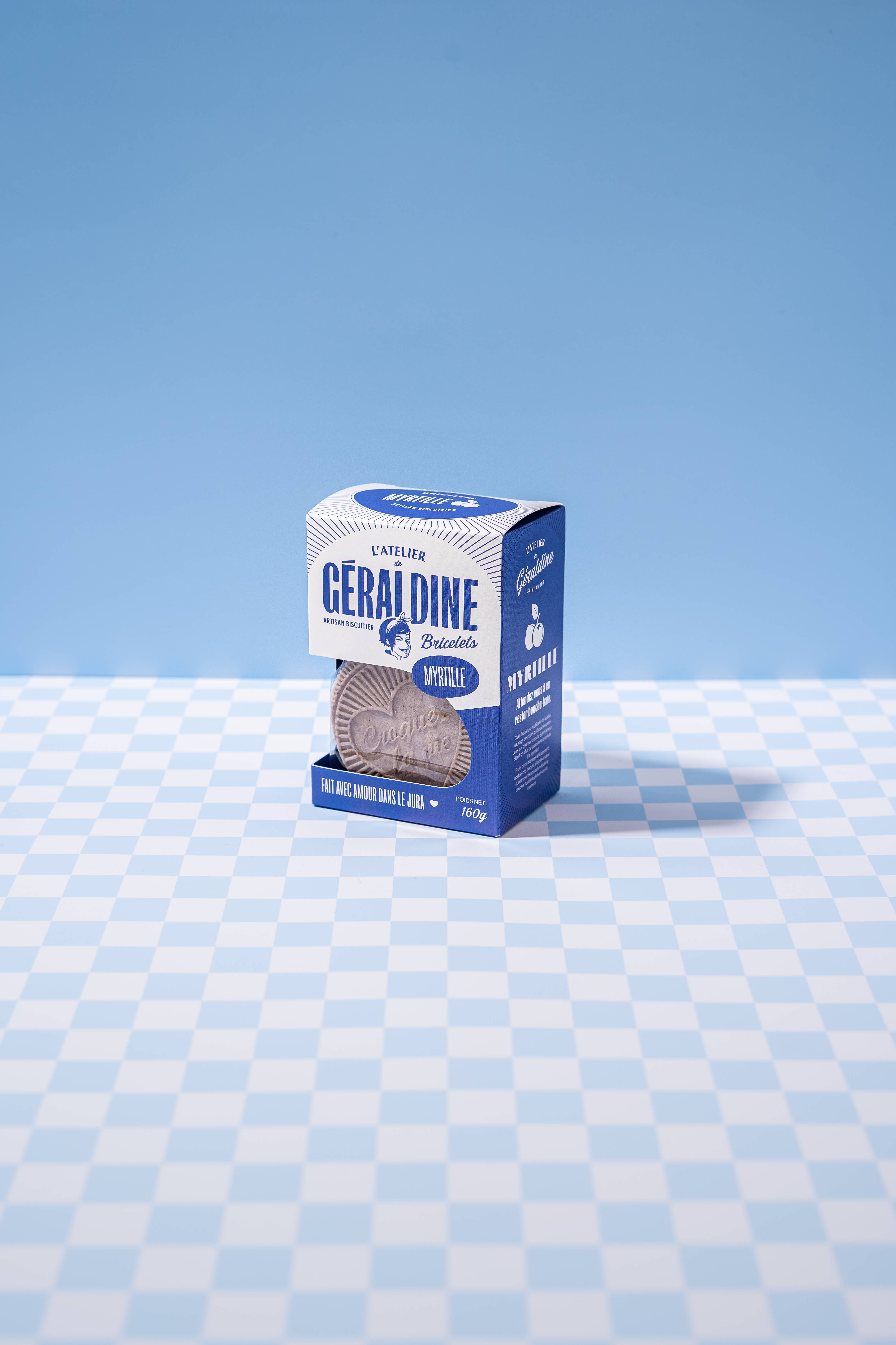 ATELIER DE GERALDINE - Wholesale Cookie - “Blueberry Bricelets” - Sweet Cookies