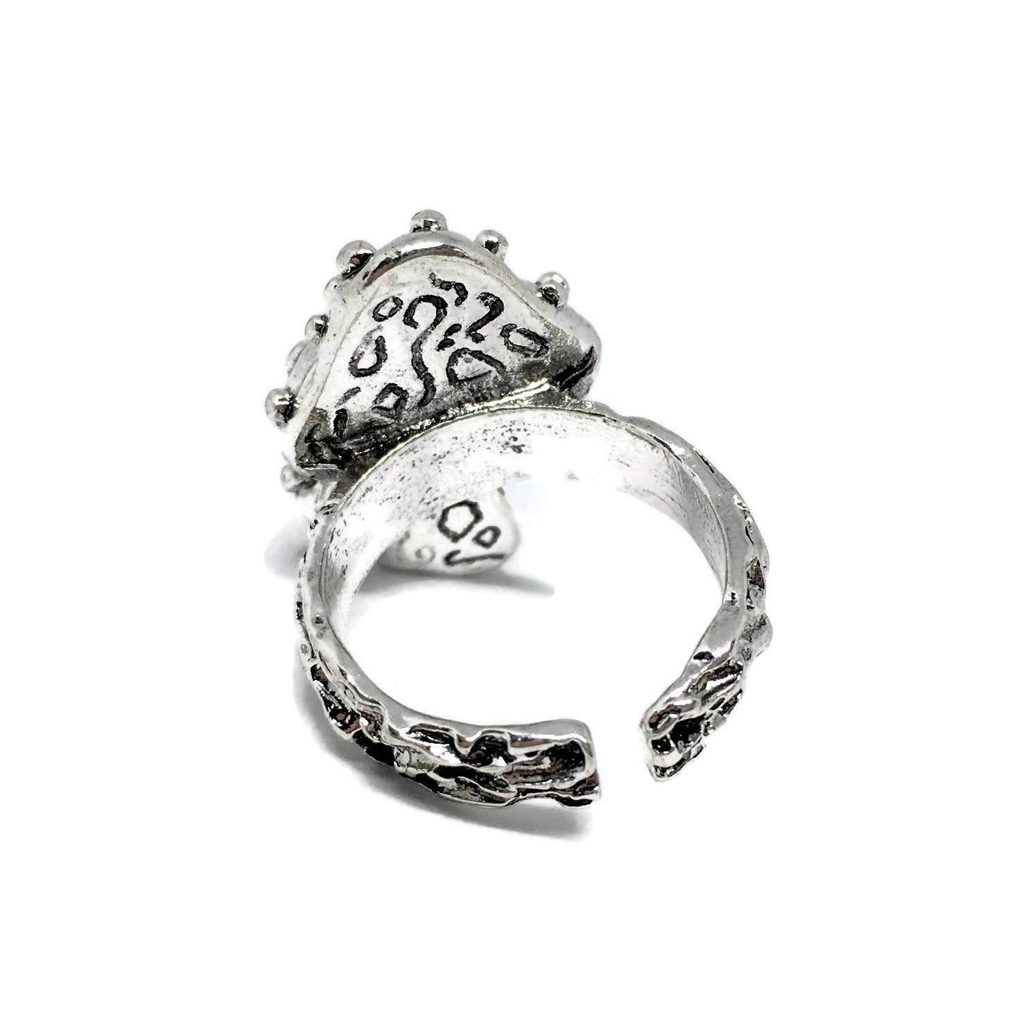 Gifts From The Crypt – wholesale Cocktail/statement ring – Mystic Mushroom Adjustable Ring | Fairy Forest Toadstool2