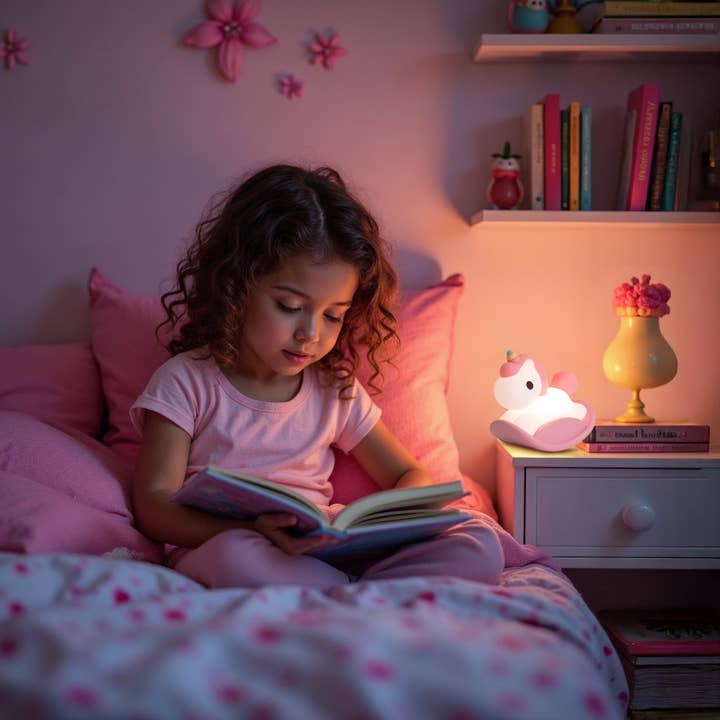 LED Night Light USB Rechargeable Touch Control Bedtime Lamp - Rocking Horse for wholesale by Zoe Sage