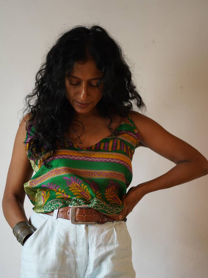 Annahmol - Wholesale Camisole - Women's - Vintage Silk Zero-Waste Cami15