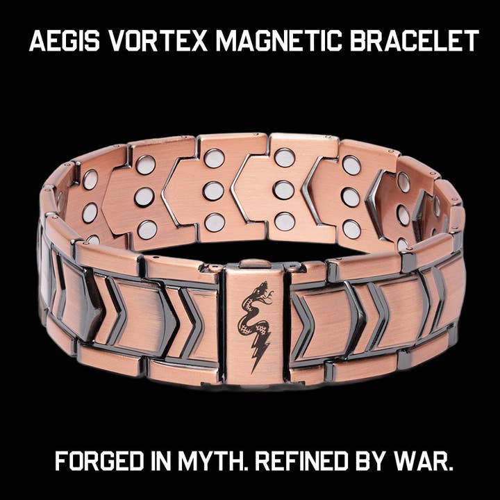 Aegis Vortex Magnetic Copper Bracelet : Helps Pair Veterans With A Service Dog Or Shelter Dog- Faire for wholesale by The Hero Company