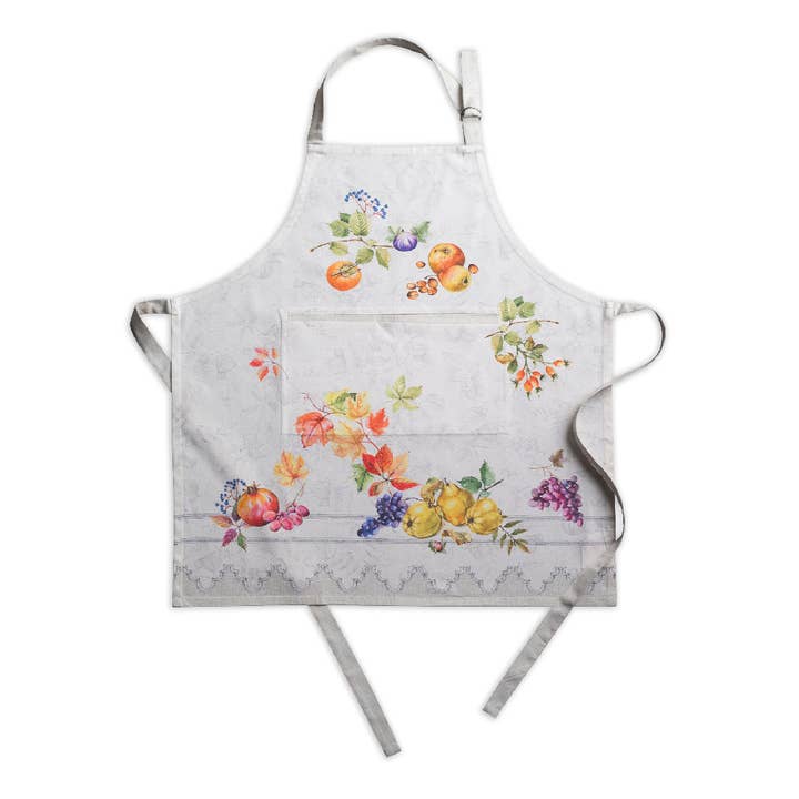 Apron 100% Cotton-Gift for Thanksgiving / Fall-Fruit D'Hiver for wholesale by Maison d'Hermine - Design in Every Thread