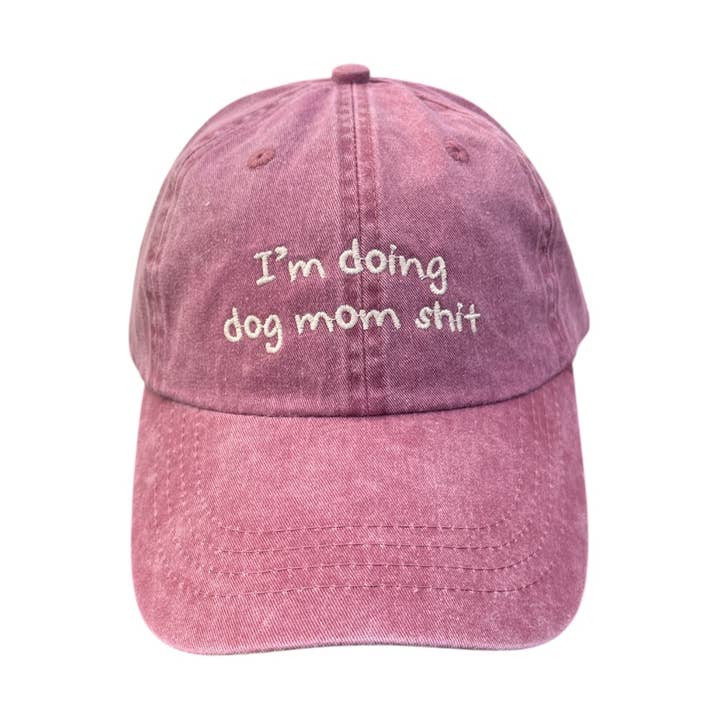 I'm Doing Dog Mom Shit Baseball Cap for wholesale by Tug Tees