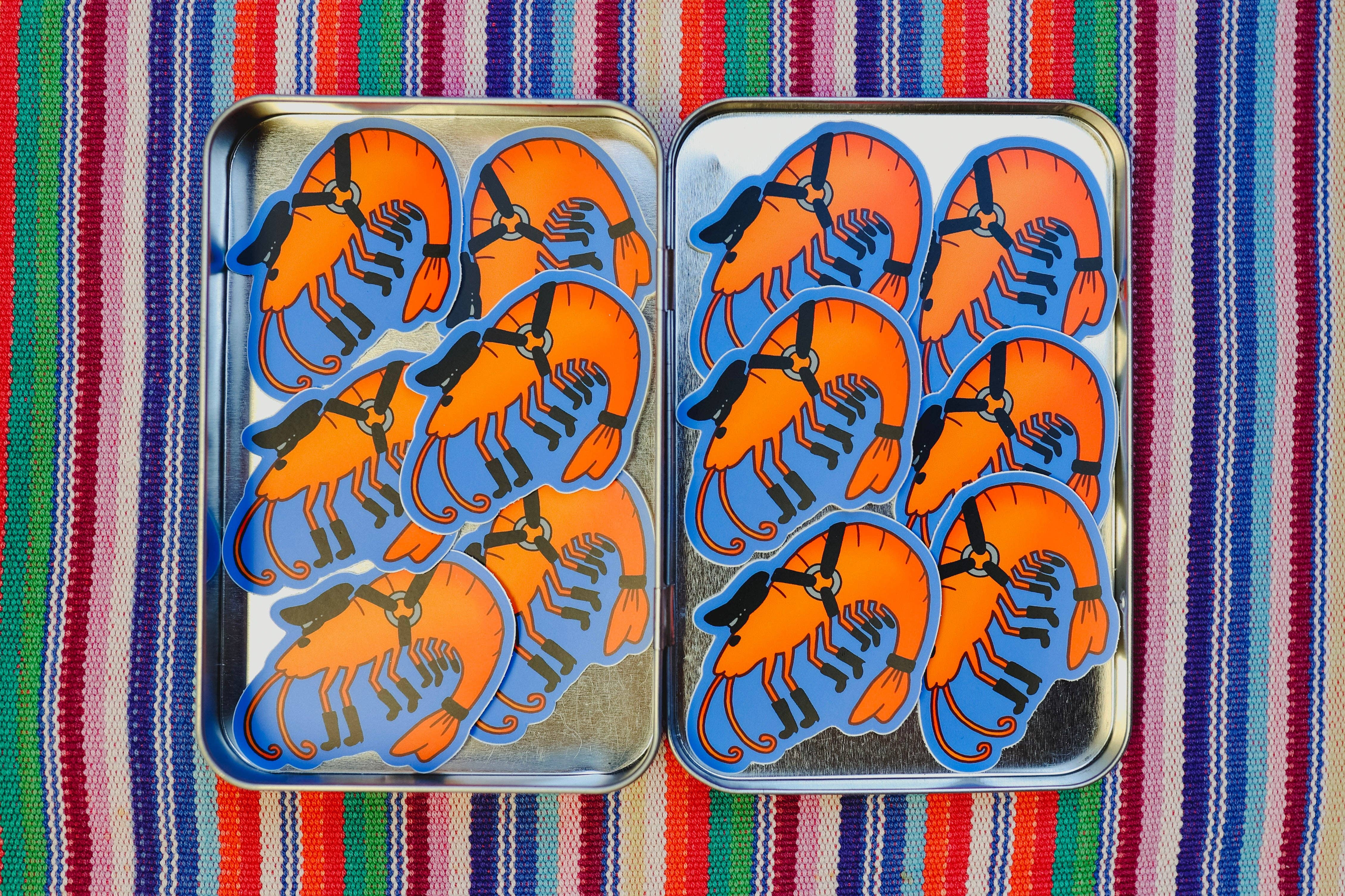 Tamiko Sidore Studio – wholesale Sticker – Shrimp Daddy Vinyl Sticker3