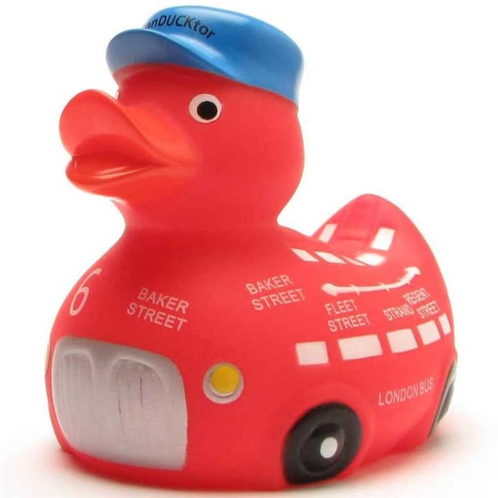 Rubber Duck London Bus - rubber duck for wholesale by Duckshop
