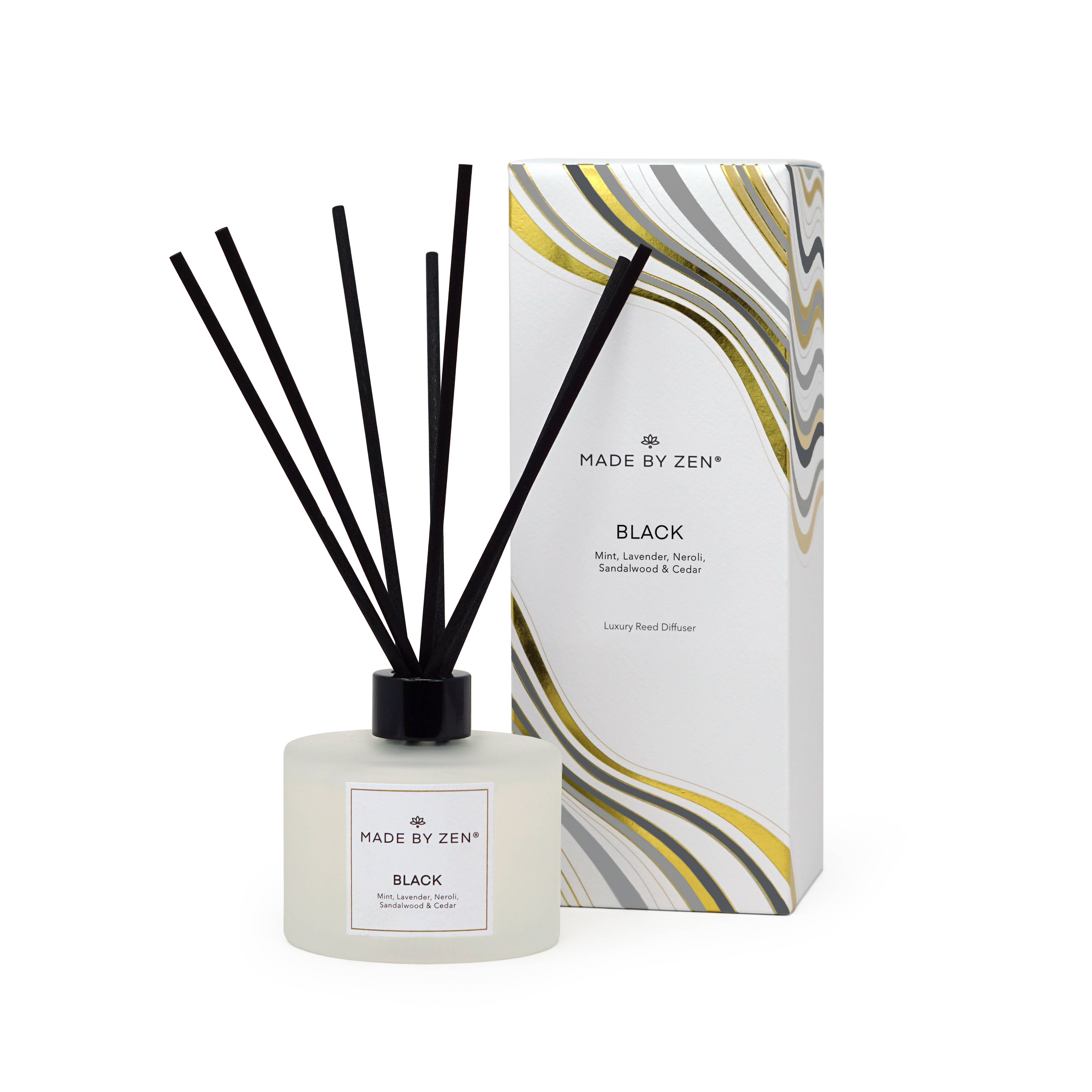 Made By Zen - Wholesale Reed Diffuser - Signature Luxury Reed Diffuser - Black0