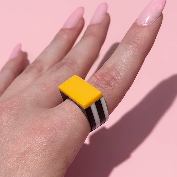 Combinist Goods - Wholesale Cocktail/Statement Ring - Block Ring3