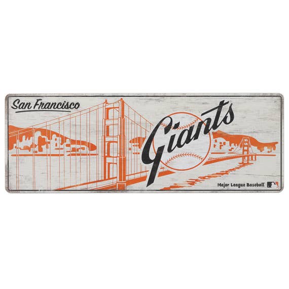 San Francisco Giants Wood Wall Decor for wholesale by Open Road Brands, LLC