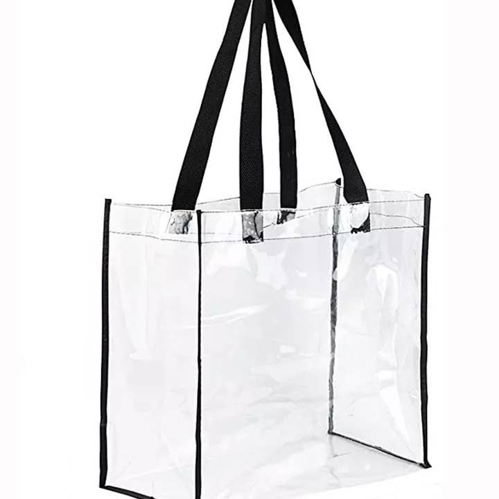 Clear Polypropylene Shopping Bag with Side Pocket and other Purchase Wholesale sacs en polypropylène. Free Returns & Net 60 Terms on Faire trending on Faire.
