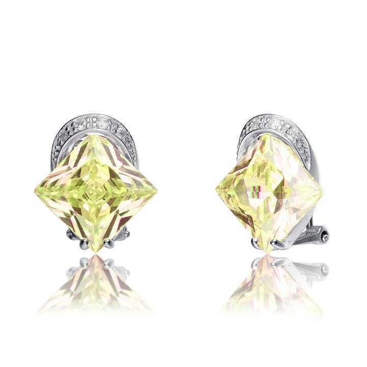 C.Z & Y/CITRIN CLIP/POST ÖRHÄNGE (929-Y) för wholesale av Genevive