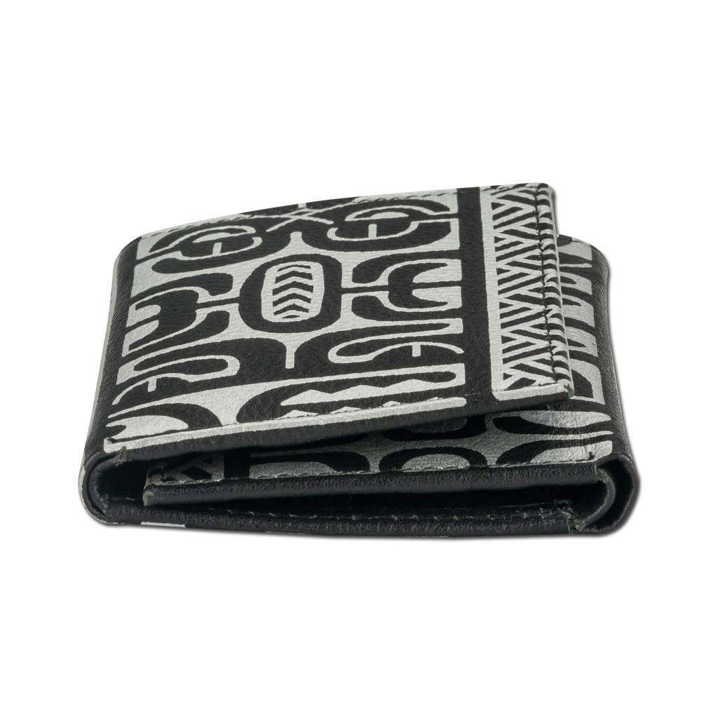 NA KOA - Wholesale Wallet - Men's - SALE French Polynesian tattoo trifold wallet - Art: "Te Atua" by Sulu'ape Pili Mo'o13