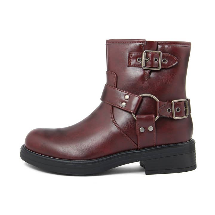 Støvler til kvinder farve Bordeaux - FAM_A796_RED for engroshandel hos fashion attitude