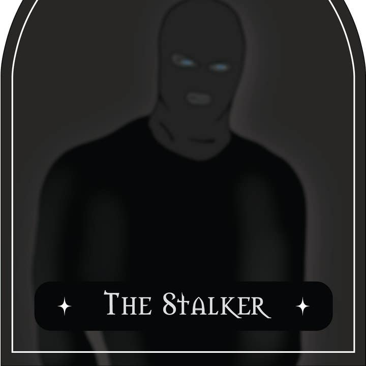 Der Stalker - Sein gelber Hyazinthenaufkleber für den Großhandel von Smut & Stick