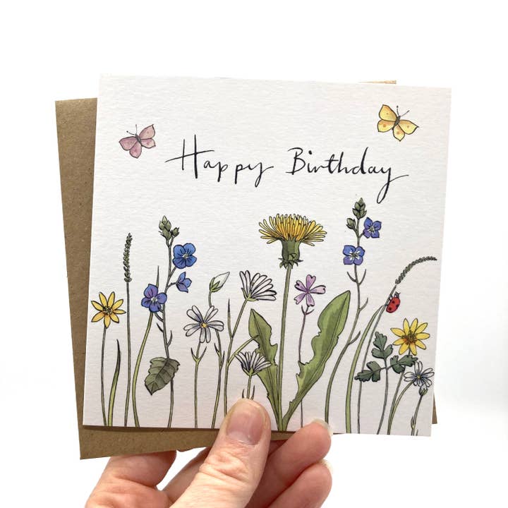Ink and Snail Limited - Wholesale Birthday Card - Birthday Card - Wild Flowers