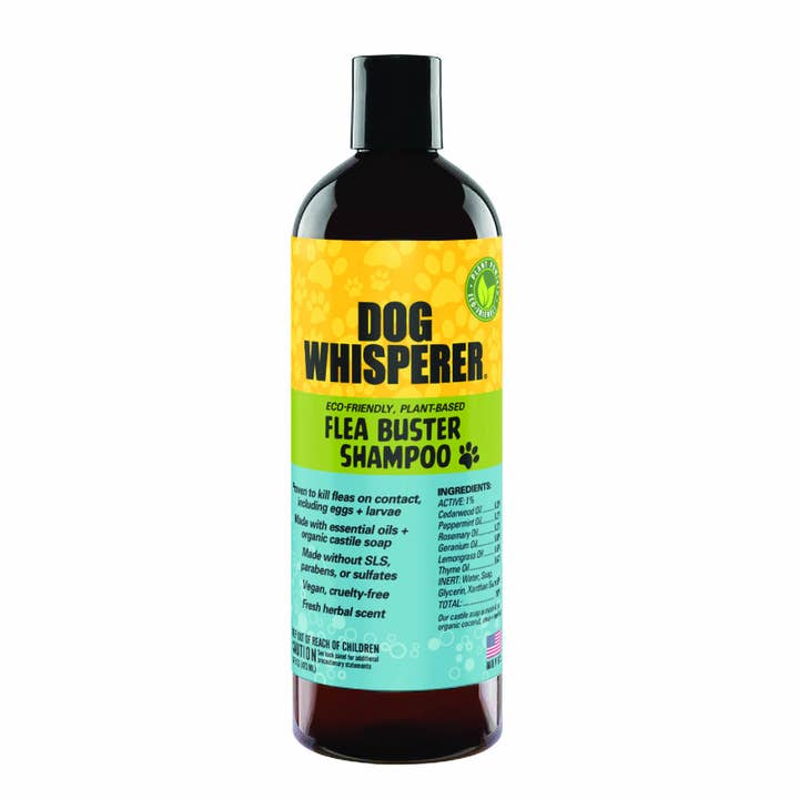 YAYA Organics - Wholesale Pet Shampoo - Dog - Dog Whisperer Flea Buster Dog Shampoo - 16 oz.